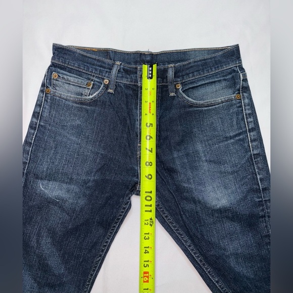 Levi’s Men’s Size 32/32 Dark Wash 511 Slim Fit Straight Leg Stretch Jeans - Picture 5 of 8